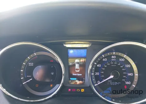 2011 Hyundai Sonata Hybrid z USA, uszkodzony, nr VIN KMHEC4A40BA008033